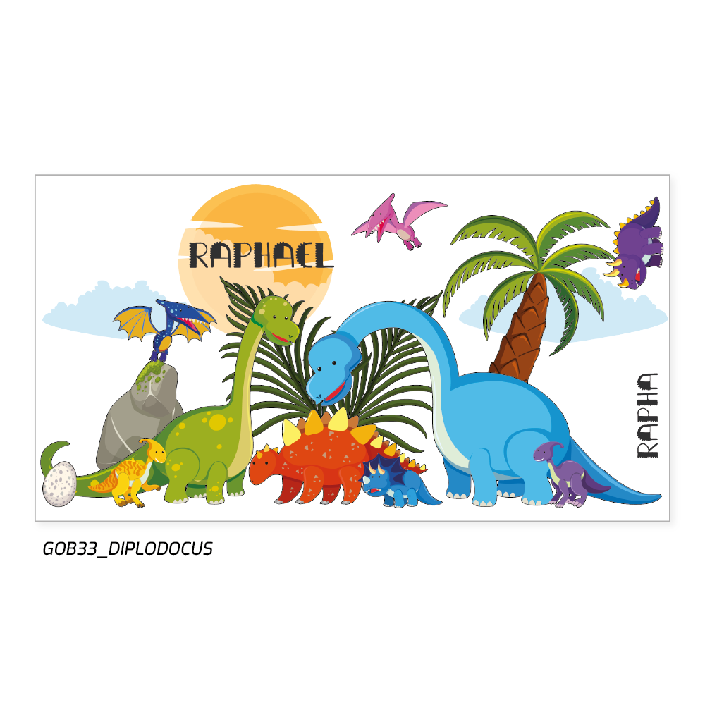 Gobelet Enfant Diplodocus - L'Heure du Goûter Préhistorique