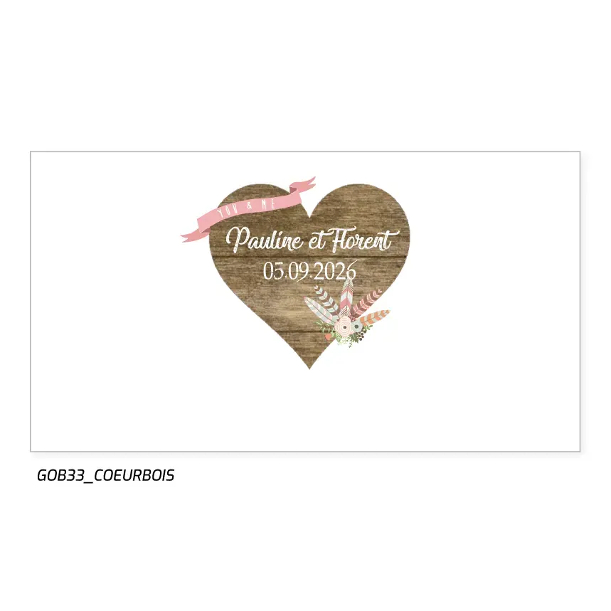 Faites un geste pour la planète et offrez à vos invités un souvenir durable de votre mariage avec ce gobelet réutilisable personnalisé !