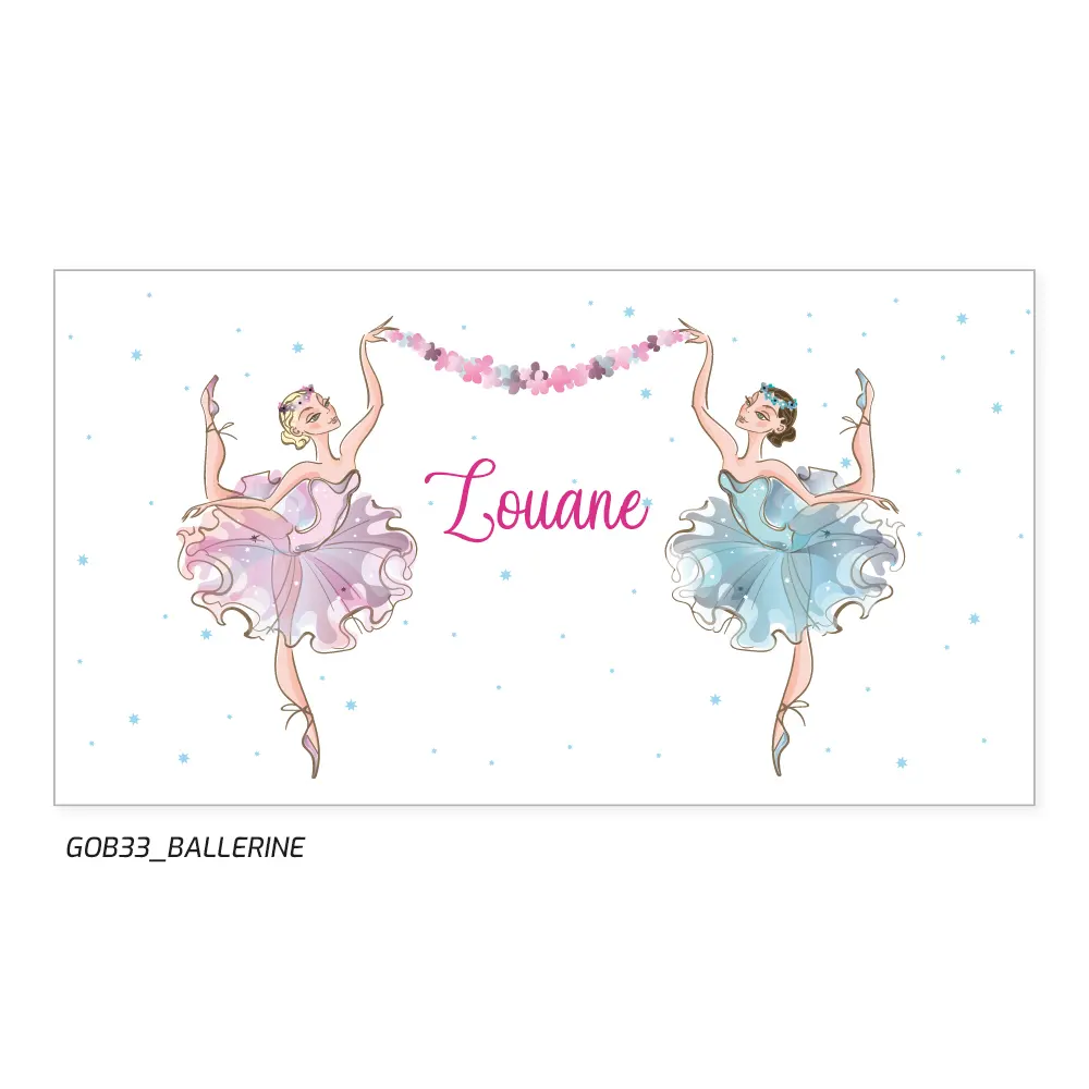 Un beau gobelet personnalisé pour les enfants qui aime la danse classique .