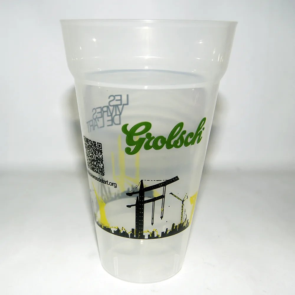 Gobelet transparent Ecolocup 50cl avec marquage Grolsh