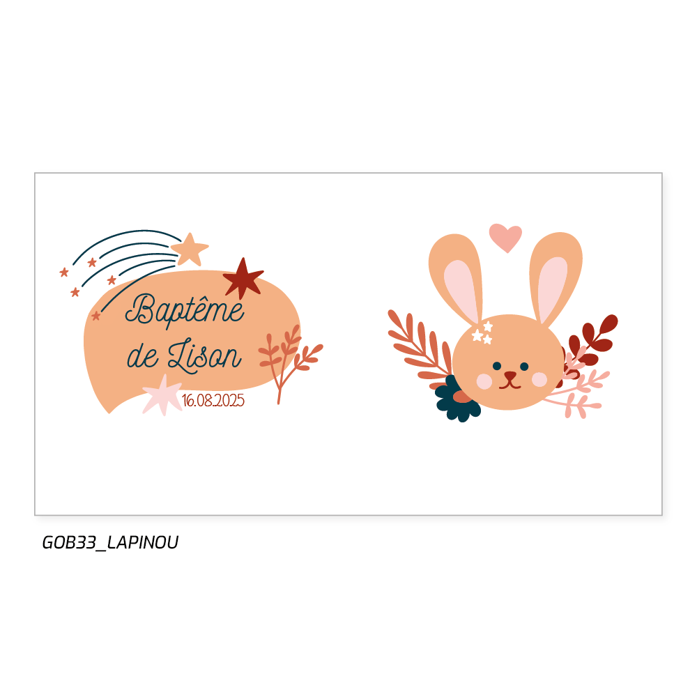 Un design aux motifs soignés et aux couleurs pastel.