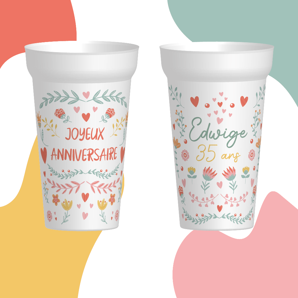 Un anniversaires printanier et fleuris