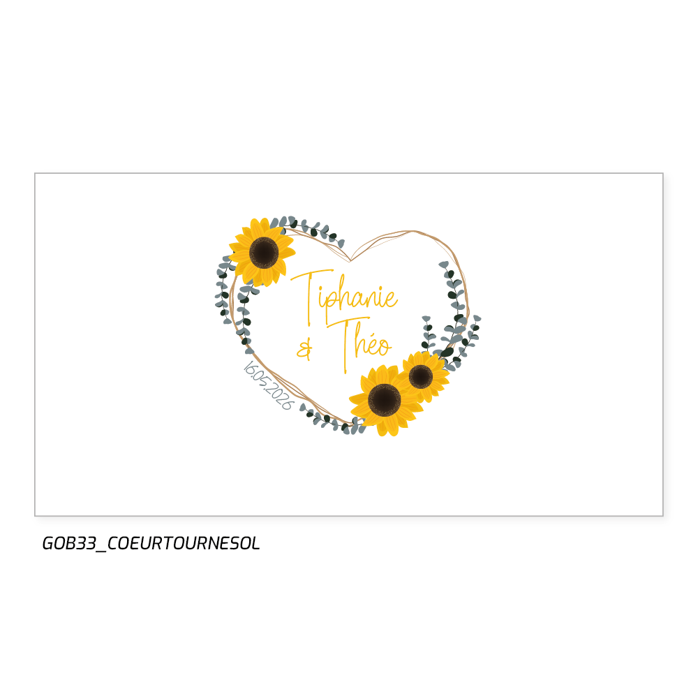 Une date pour célébrer un jour de fête sous le signe du tournesol.